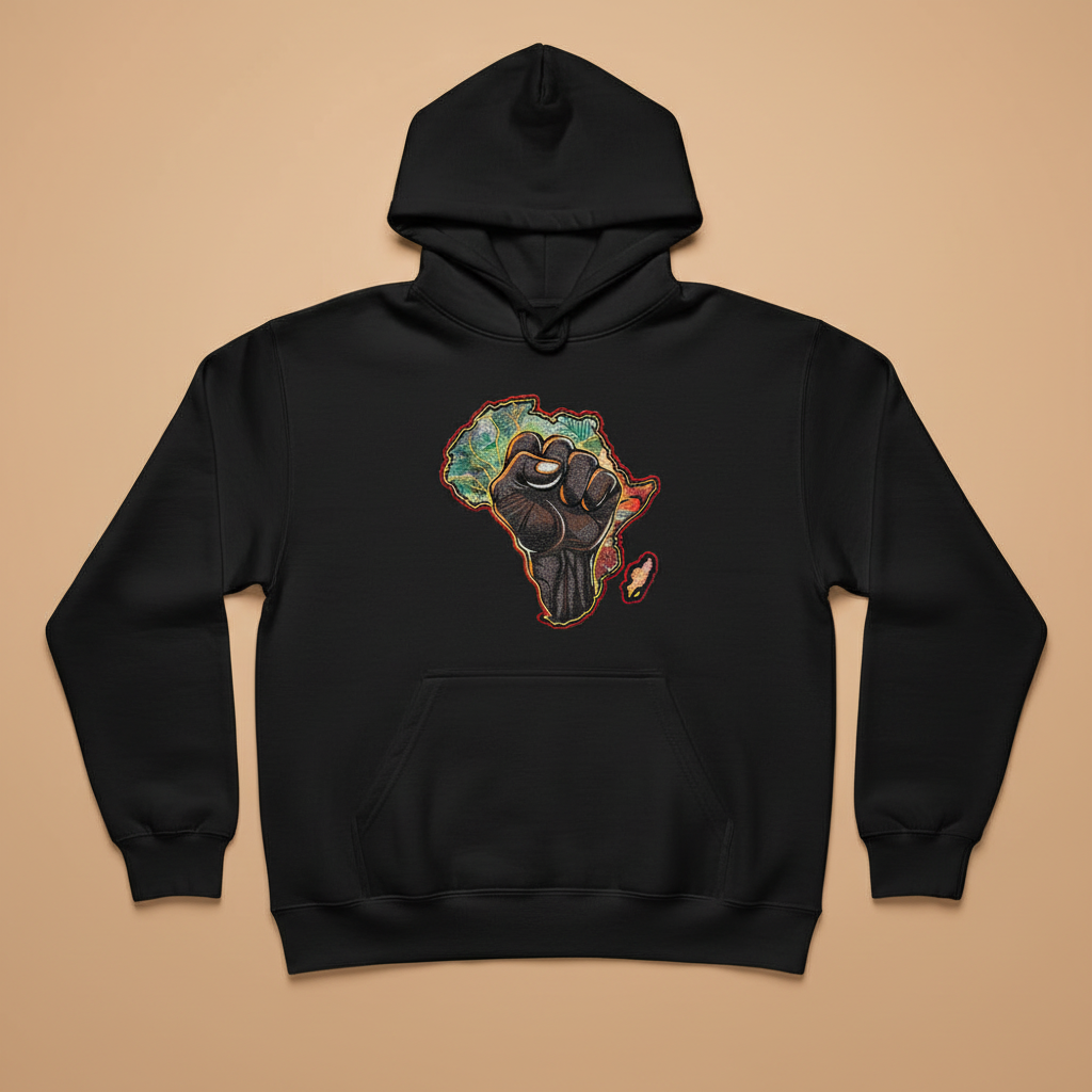 African Pride — Embroidered Hoodie | EmbroMania