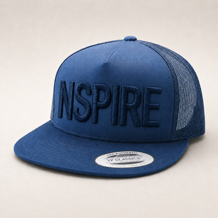 Anchor – Chunky Rope 3D Puff Cap Style 4 · Custom Rope-Style Lettering | Hand Finished in Dubai | EmbroMania
