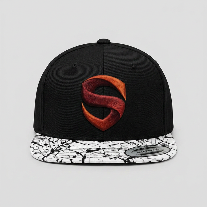Axiom Knot Machine Embroidered 3D Puff Flexfit Cap – Hand Finished in Dubai | EmbroMania