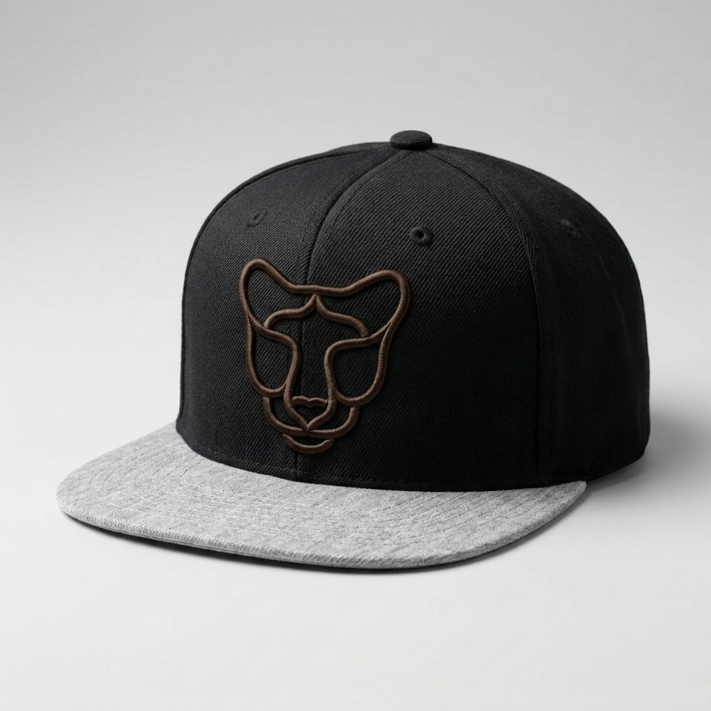 Axiom Knot Machine Embroidered 3D Puff Flexfit Cap – Hand Finished in Dubai | EmbroMania