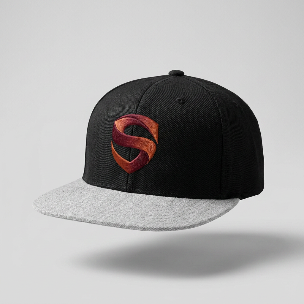 Axiom Knot Machine Embroidered 3D Puff Flexfit Cap – Hand Finished in Dubai | EmbroMania