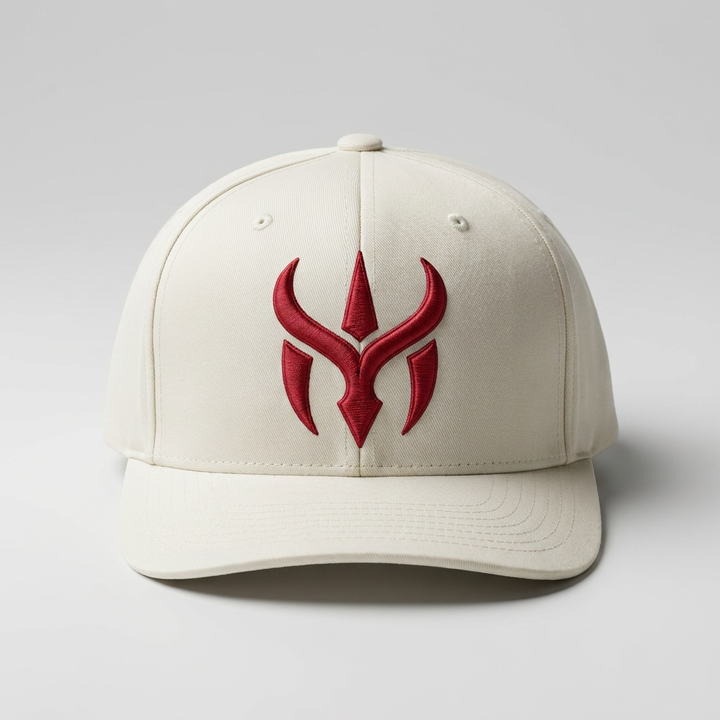 Axiom Knot Machine Embroidered 3D Puff Flexfit Cap – Hand Finished in Dubai | EmbroMania