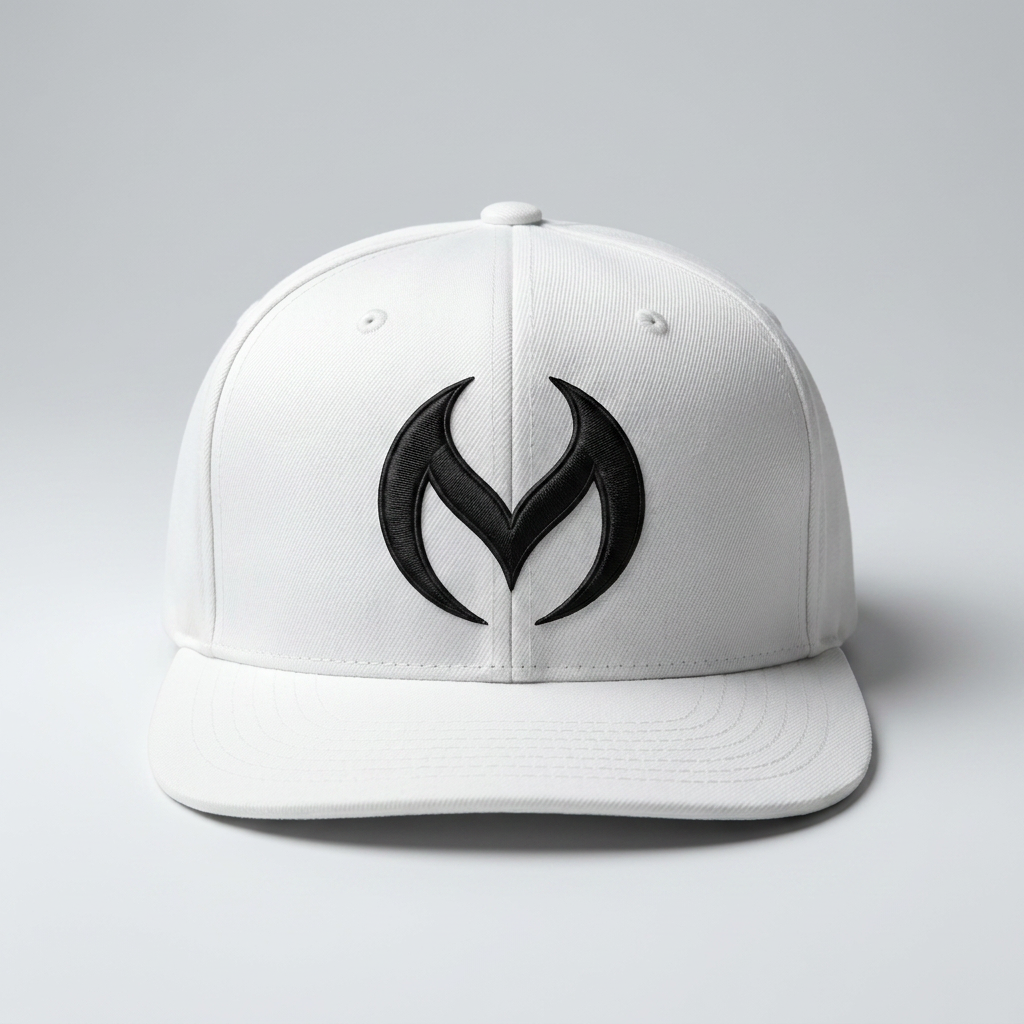 Axiom Knot Machine Embroidered 3D Puff Flexfit Cap – Hand Finished in Dubai | EmbroMania