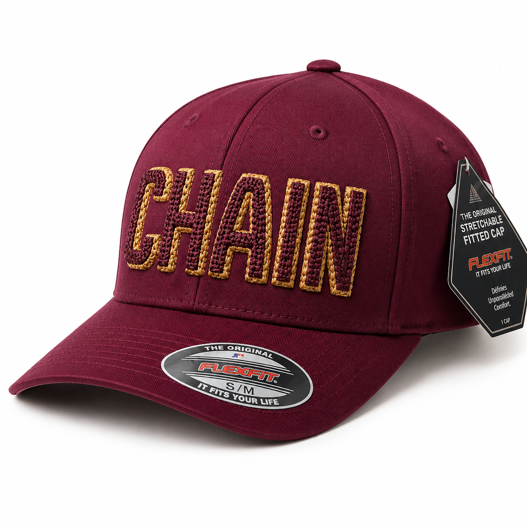 ChainPop 3D Puff — Custom Cap Font | EmbroMania