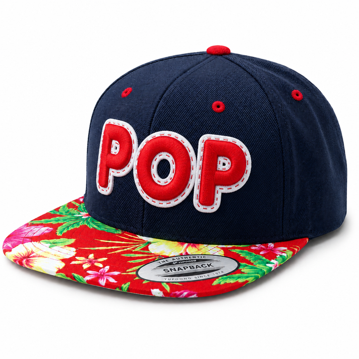 DoubleLayer Pop — Custom Appliqué Cap Font | EmbroMania