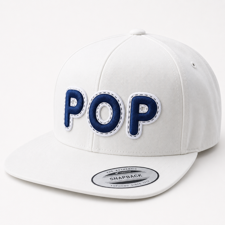 DoubleLayer Pop — Custom Appliqué Cap Font | EmbroMania