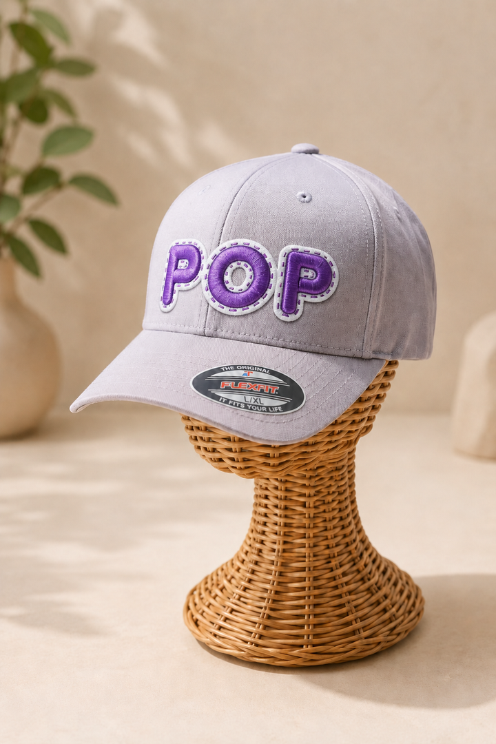 DoubleLayer Pop — Custom Appliqué Cap Font | EmbroMania