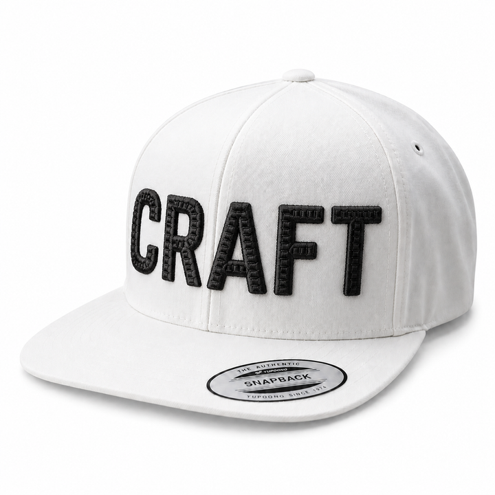 CenterCross Stitch 3D Puff — Custom Cap Font | EmbroMania