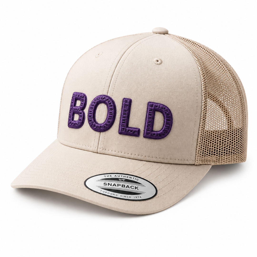 CenterCross Stitch 3D Puff — Custom Cap Font | EmbroMania