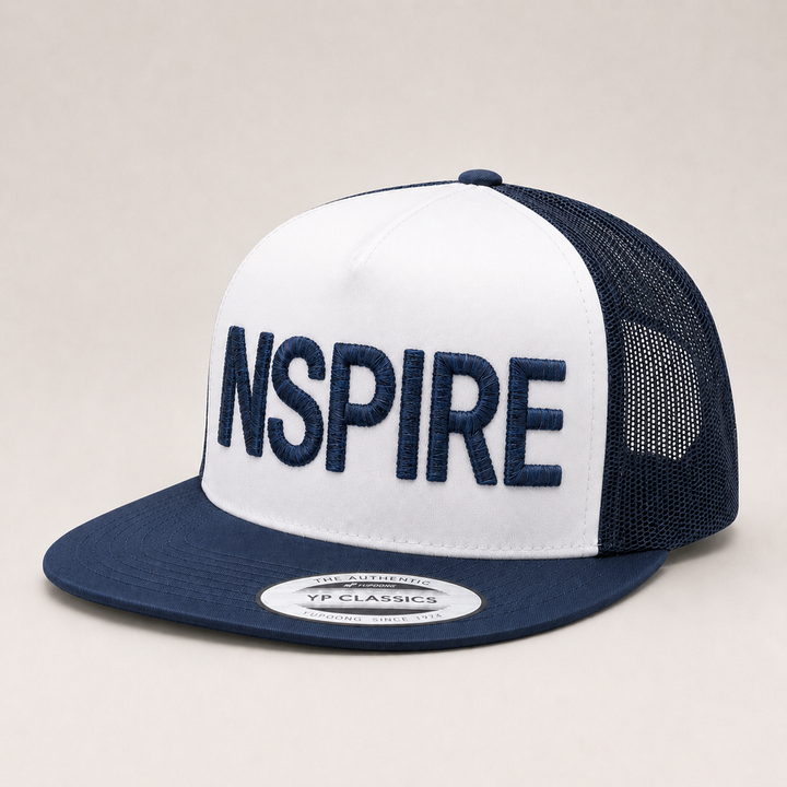 Chunky Rope 3D Puff Custom Cap — View 1, Machine Precision Embroidered Rope Lettering | EmbroMania Dubai