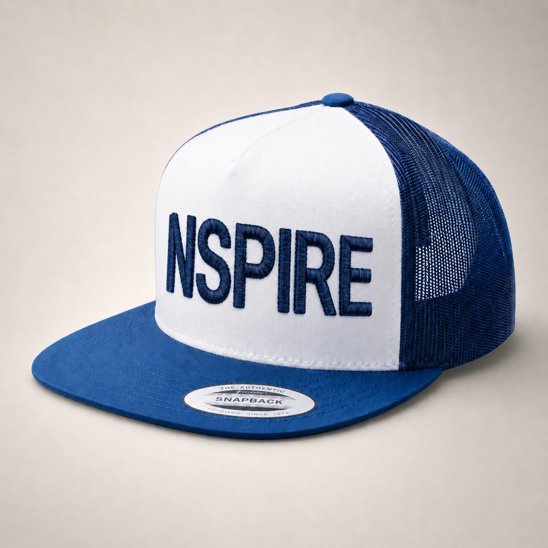 Chunky Rope 3D Puff Custom Name Cap — View 4, Bold Rope Typography, Hand Finished in UAE | EmbroMania