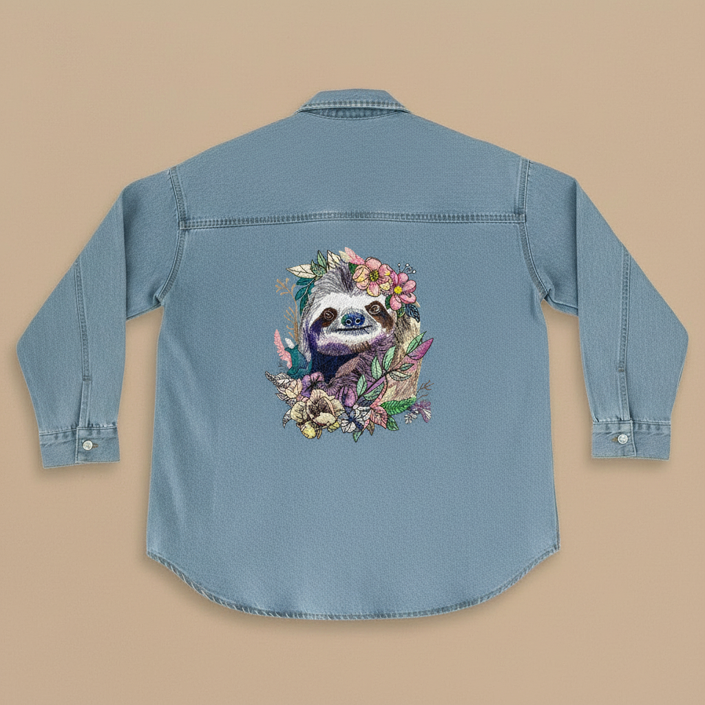 Denim Canvas — Premium Denim Shirt | Back-Embroidered Canvas | Canvas Rebels by EmbroMania