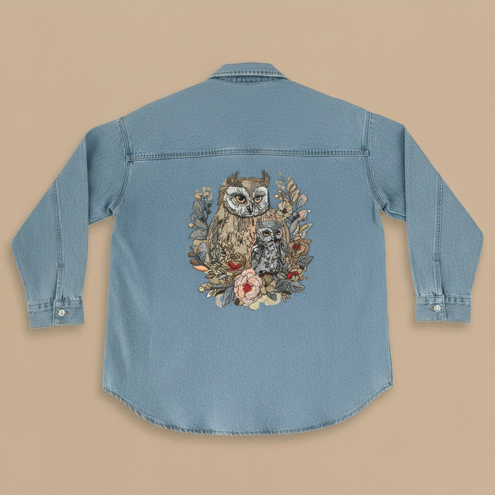 Denim Canvas — Premium Denim Shirt | Back-Embroidered Canvas | Canvas Rebels by EmbroMania