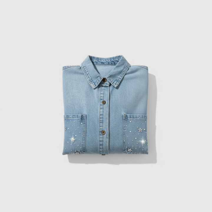 Denim Canvas — Premium Denim Shirt | Back-Embroidered Canvas | Canvas Rebels by EmbroMania