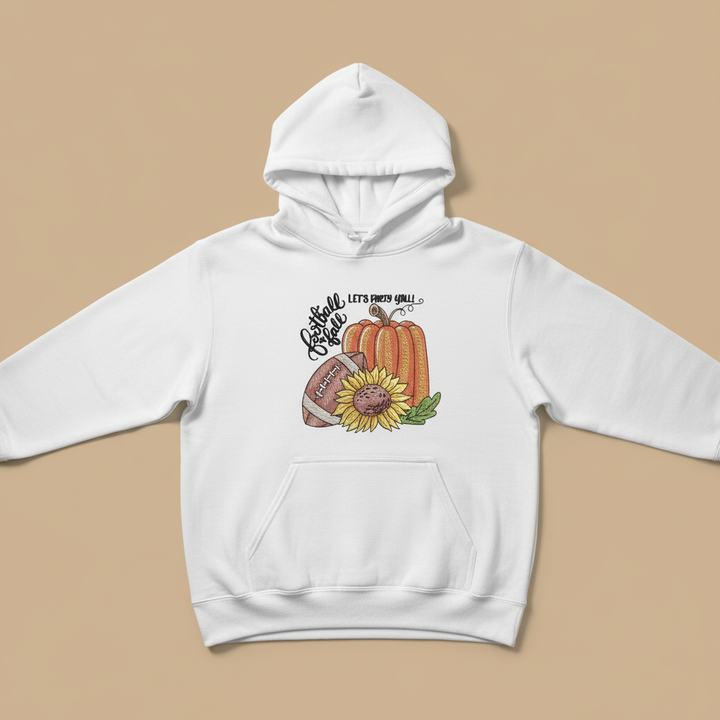 Football &amp; Fall Party Machine Embroidered Sweatshirt – Hand Finished in Dubai | EmbroMania