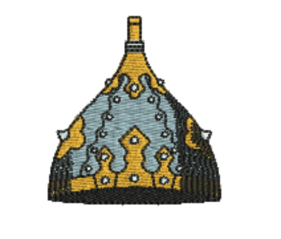 Warrior Helmets Patch — Viking &amp; Knight Embroidered Designs