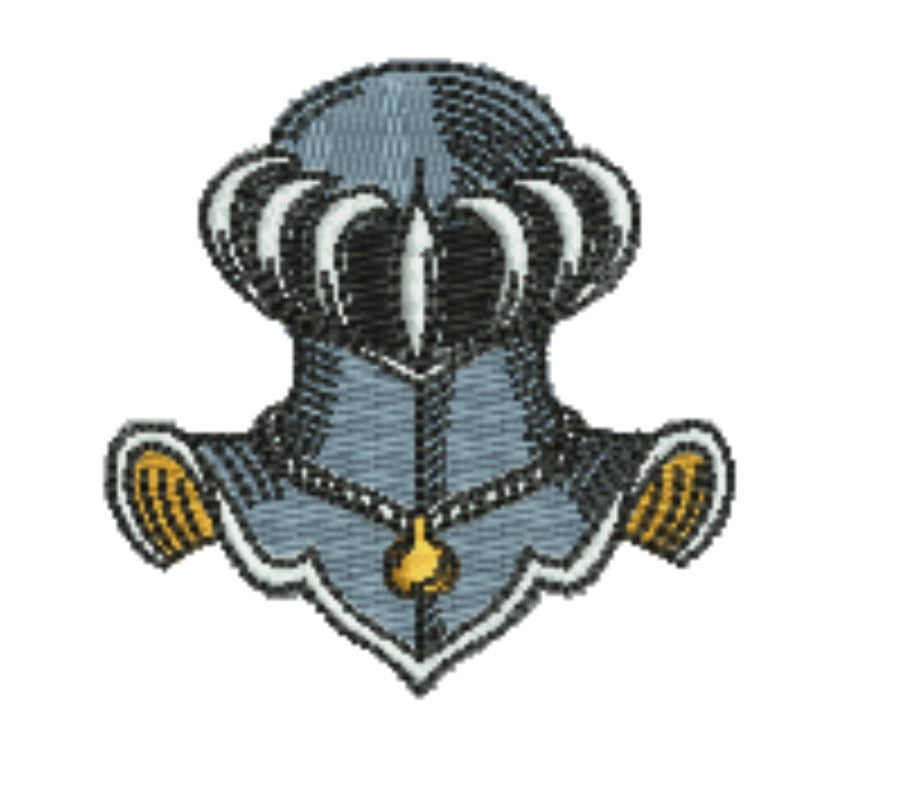 Warrior Helmets Patch — Viking &amp; Knight Embroidered Designs