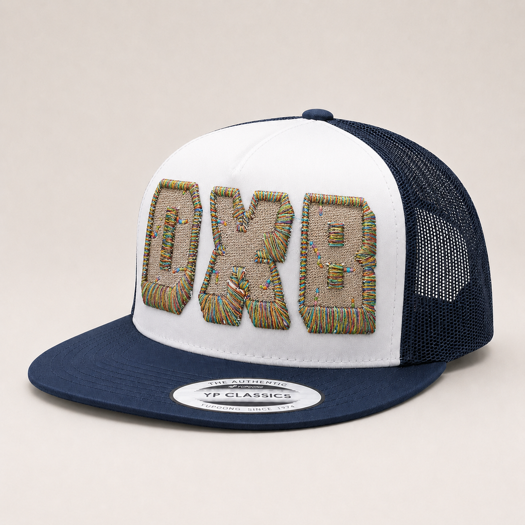 Trucker hat with colorful &
