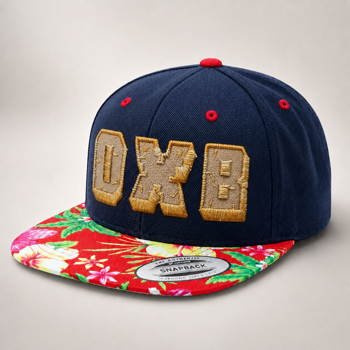 Navy blue cap with &