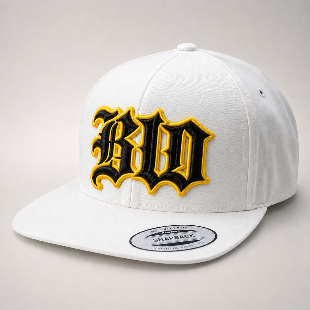 White cap with &