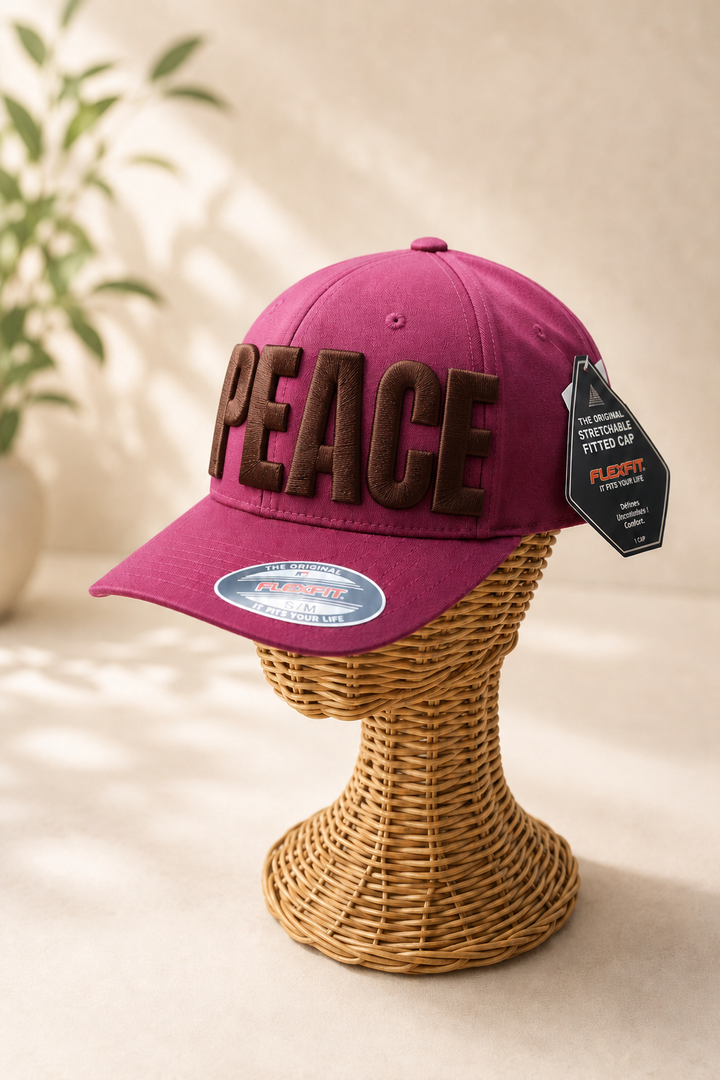 Big Bold 3D Puff Font — Black Cap Close-Up 3D Puff Stitch Detail | EmbroMania