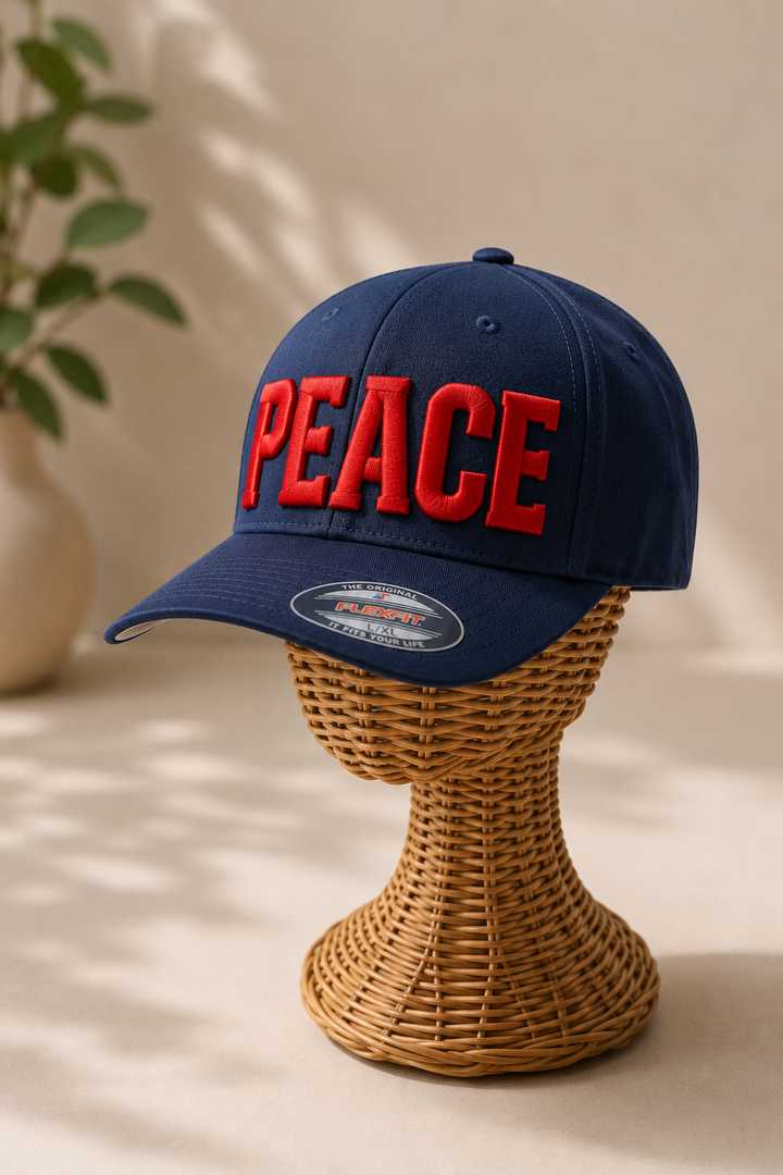 Big Bold 3D Puff Font — Camel Cap Side View, Custom Name Embroidery | EmbroMania