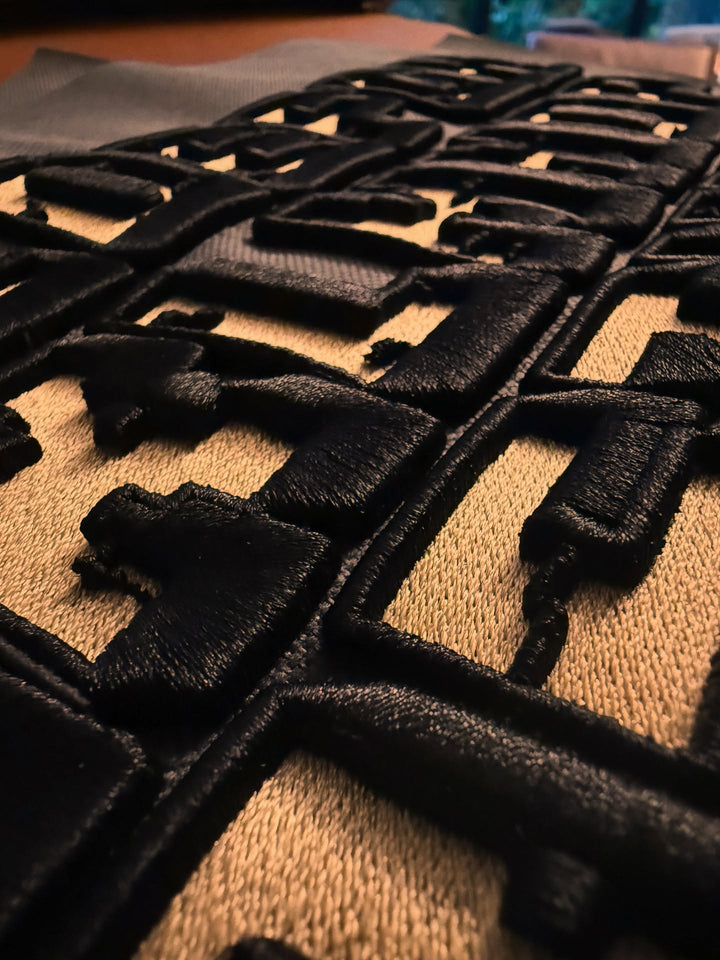Madeira variegated thread spools for Cracked 3D Puff custom cap embroidery | EmbroMania Dubai