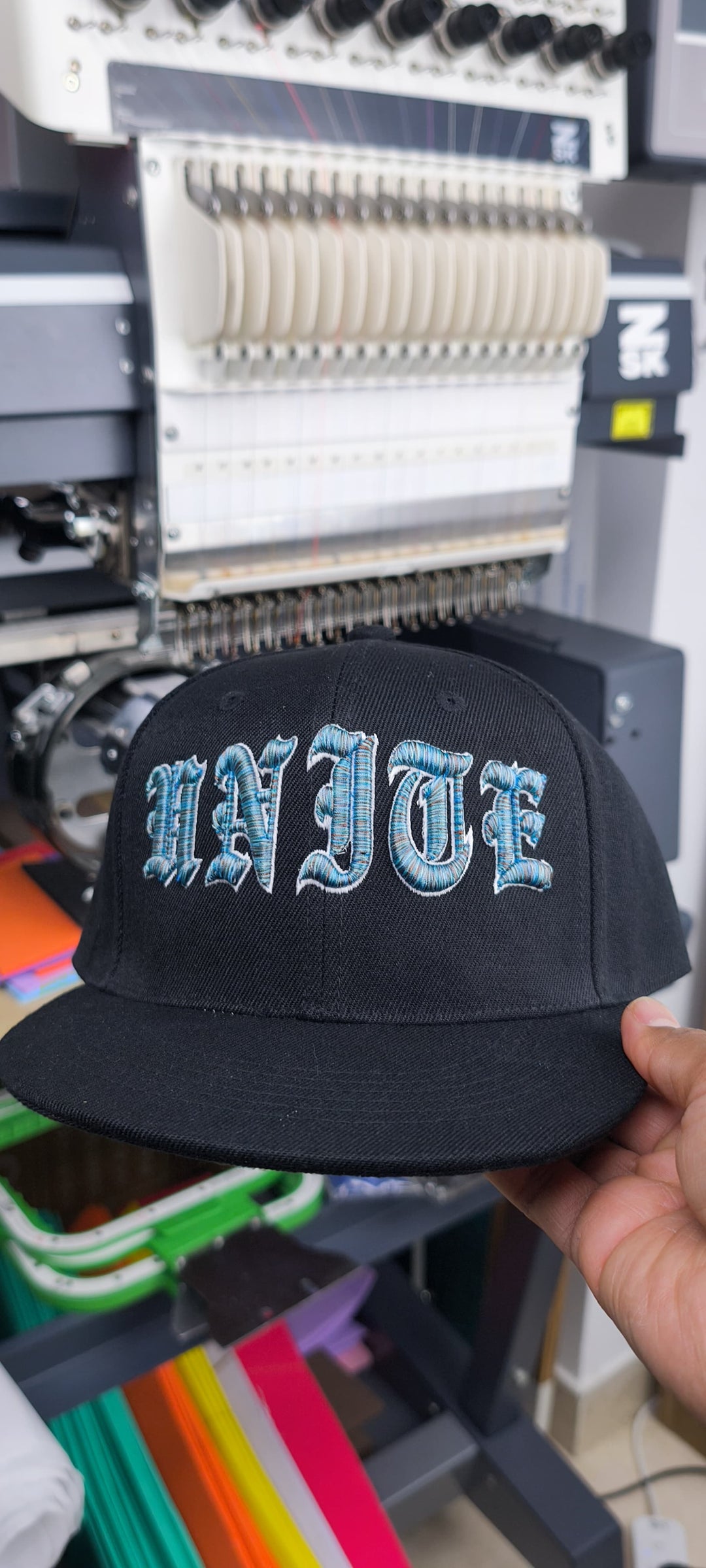 Old English 3D Puff — Custom 3D Foam Font Embroidery | EmbroMania Dubai