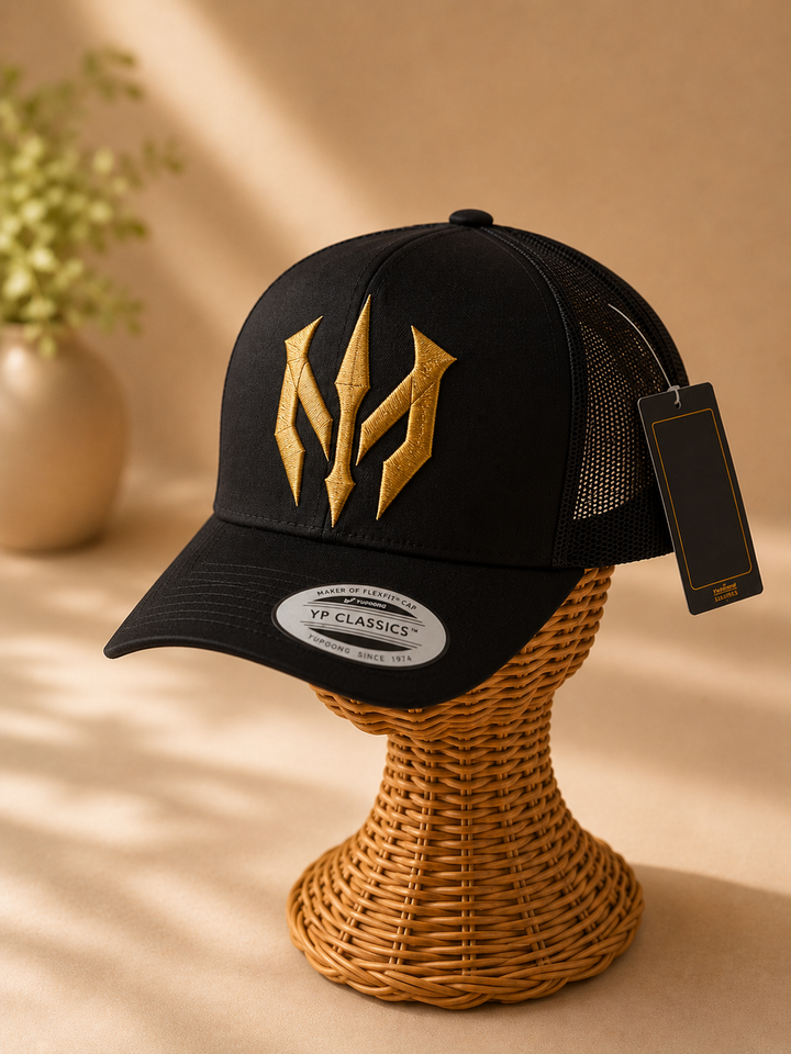 Trident Reign — 3D Puff Cap | EmbroMania