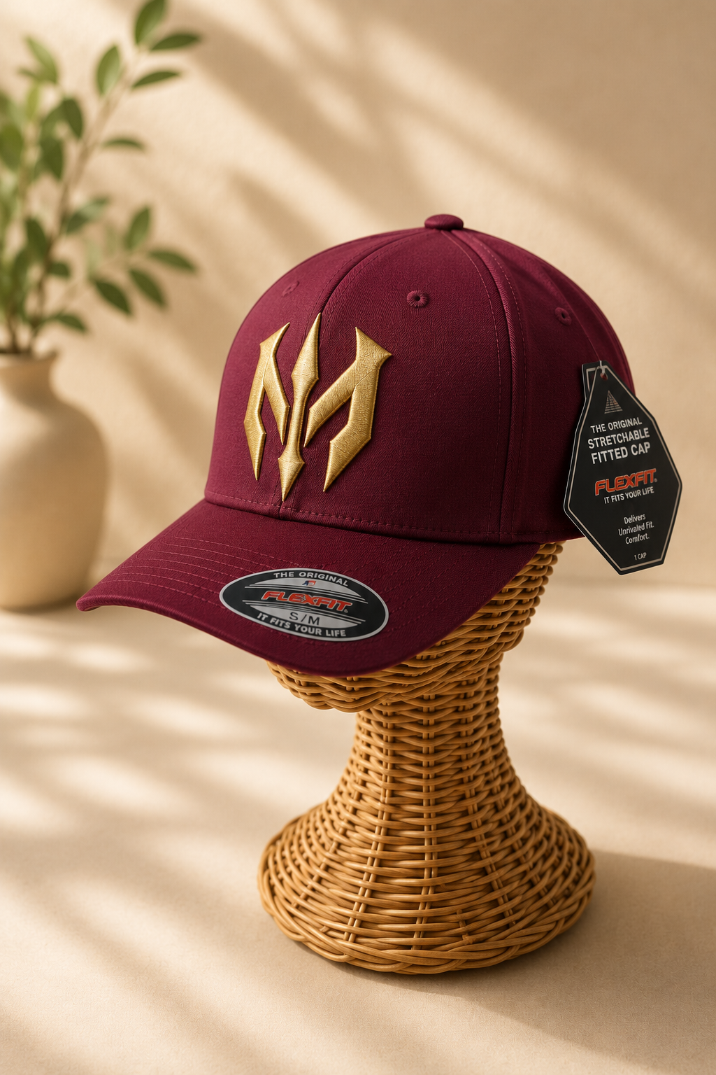 Trident Reign — 3D Puff Cap | EmbroMania